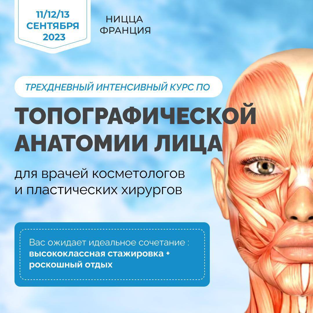 Курс по топографической анатомии лица
